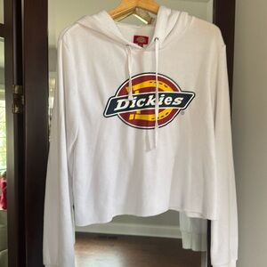 Dickies White Hoodie with Logo